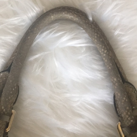 Large Michael Kors Bedford Angora Tan Python Bag - Picture 7 of 8